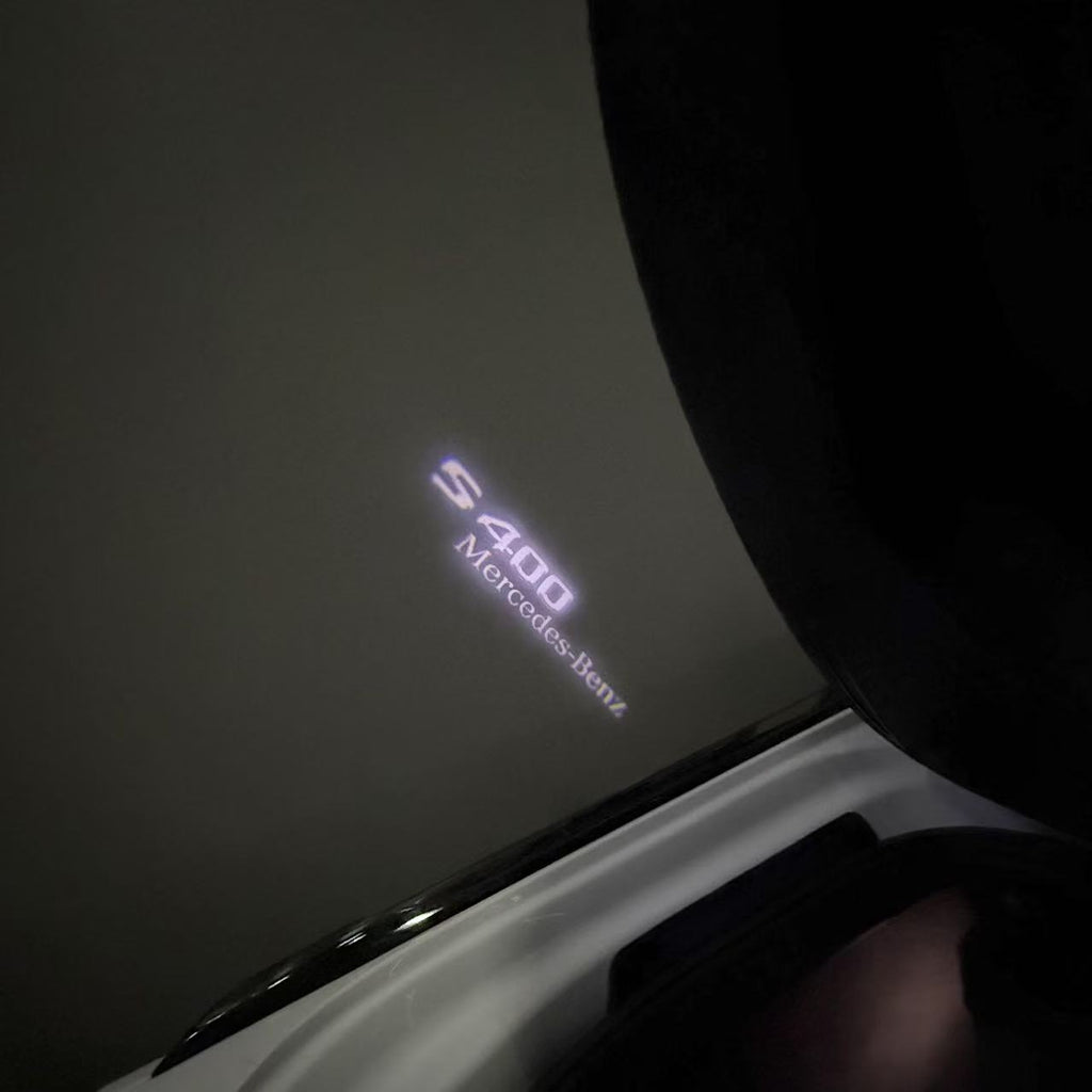 LUCI PROIETTORI LOGO MERCEDES BENZ Nr.03 (quantità 1 = 1 set / 2 luci porta)