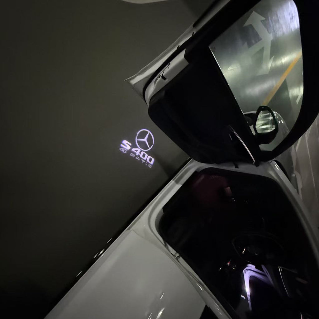 MERCEDES BENZ S 400 LOGO PROJECTOR LIGHTS  (quantity 1 = 1 sets/2 door lights)Nr.03f031