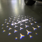 MERCEDES BENZ LOGO PROJECTOT LIGHTS Nr.03 (Menge 1 = 1 Sätze/2 Türleuchten)