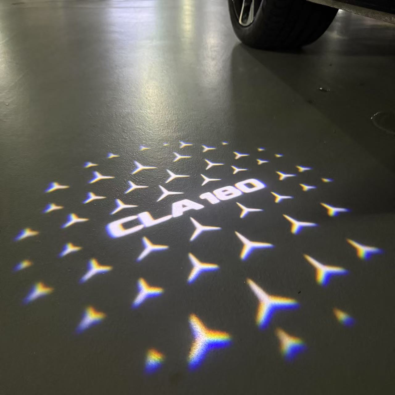 MERCEDES BENZ LOGO PROJECTOT LIGHTS Nr.03 (Menge 1 = 1 Sätze/2 Türleuchten)