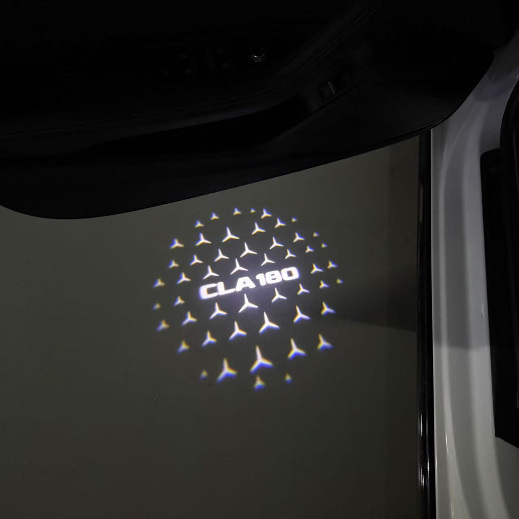 MERCEDES BENZ LOGO PROJECTOT LIGHTS Nr.03 (Menge 1 = 1 Sätze/2 Türleuchten)