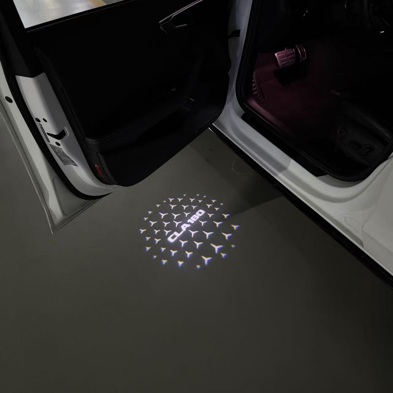 MERCEDES BENZ LOGO PROJECTOT LIGHTS Nr.03 (Menge 1 = 1 Sätze/2 Türleuchten)