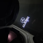 MERCEDES BENZ LOGO PROJECTOT LIGHTS Nr.03 (cantidad 1 = 1 juego/2 luces de puerta)