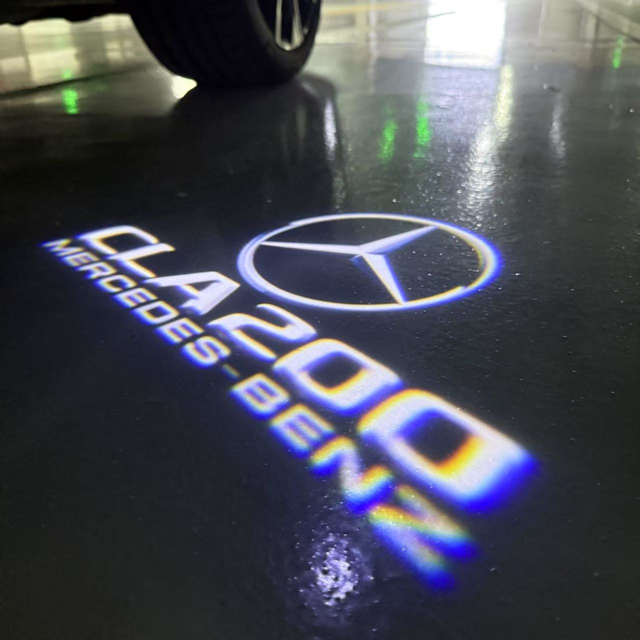 MERCEDES BENZ CLA 200  LOGO PROJECTOT LIGHTS  (quantity 1 = 1 sets/2 door lights)Nr.03f016