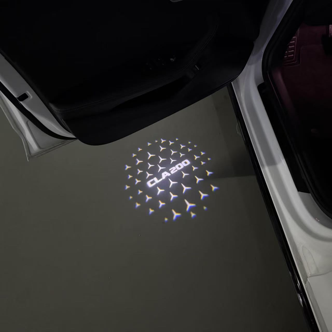 MERCEDES BENZ LOGO PROJECTOT LIGHTS Nr.03 (Menge 1 = 1 Sätze/2 Türleuchten)