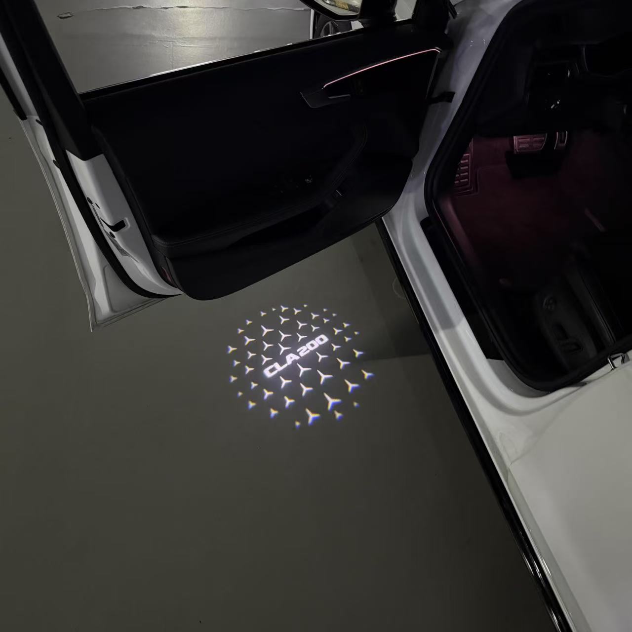 MERCEDES BENZ LOGO PROJECTOT LIGHTS Nr.03 (Menge 1 = 1 Sätze/2 Türleuchten)