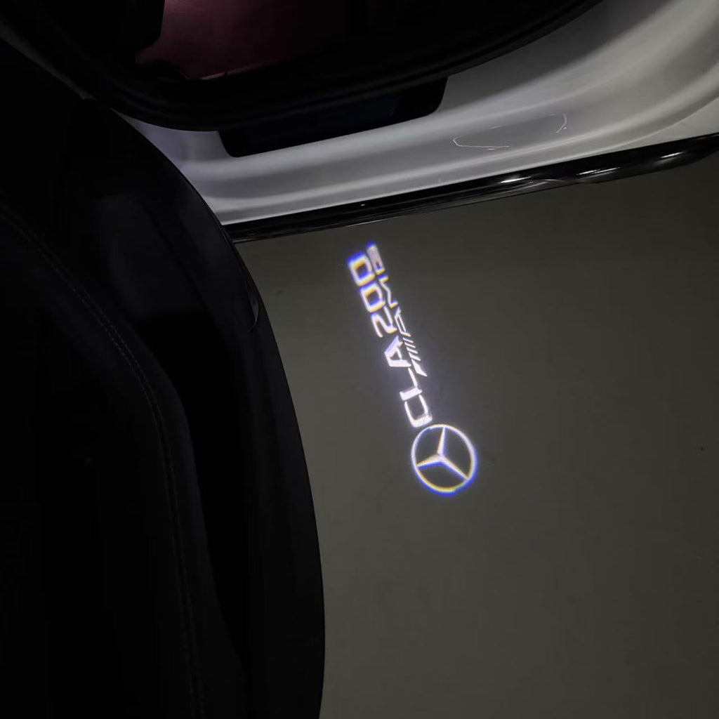 MERCEDES BENZ LOGO PROJECTOT LIGHTS Nr.03 (cantidad 1 = 1 juego/2 luces de puerta)