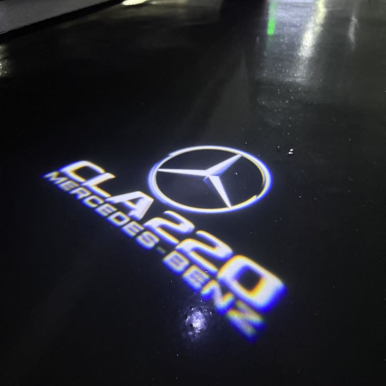 MERCEDES BENZ LOGO PROJECTOT LIGHTS Nr.03 (Menge 1 = 1 Sätze/2 Türleuchten)