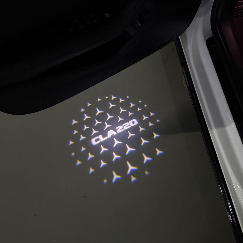 MERCEDES BENZ LOGO PROJECTOT LIGHTS Nr.03 (Menge 1 = 1 Sätze/2 Türleuchten)