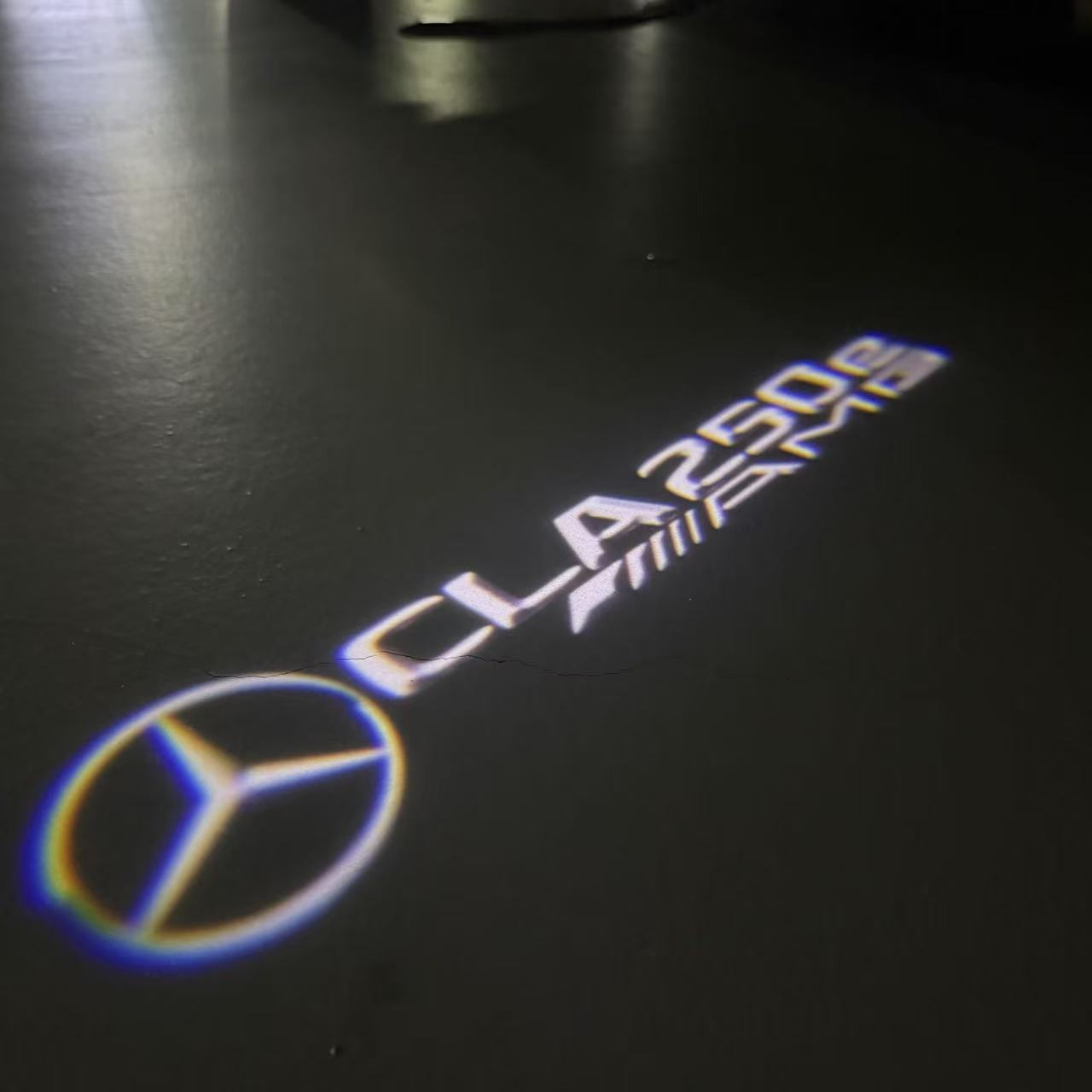 MERCEDES BENZ LOGO PROJECTOT LIGHTS Nr.03 (Menge 1 = 1 Sätze/2 Türleuchten)