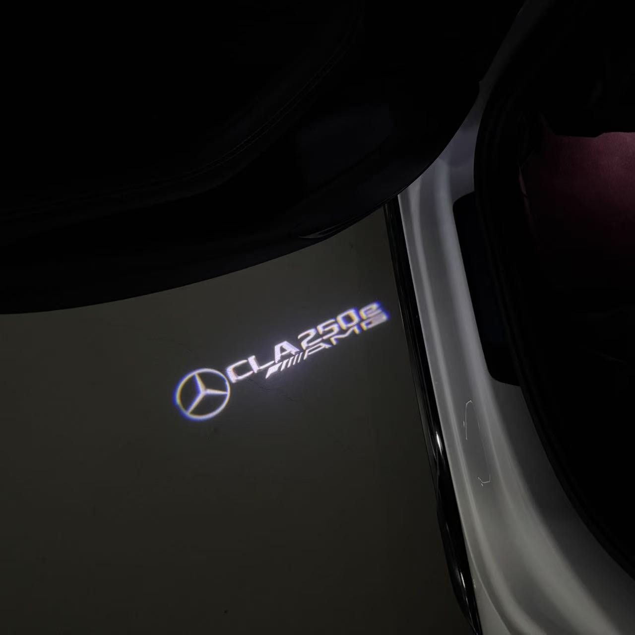 MERCEDES BENZ LOGO PROJECTOT LIGHTS Nr.03 (Menge 1 = 1 Sätze/2 Türleuchten)