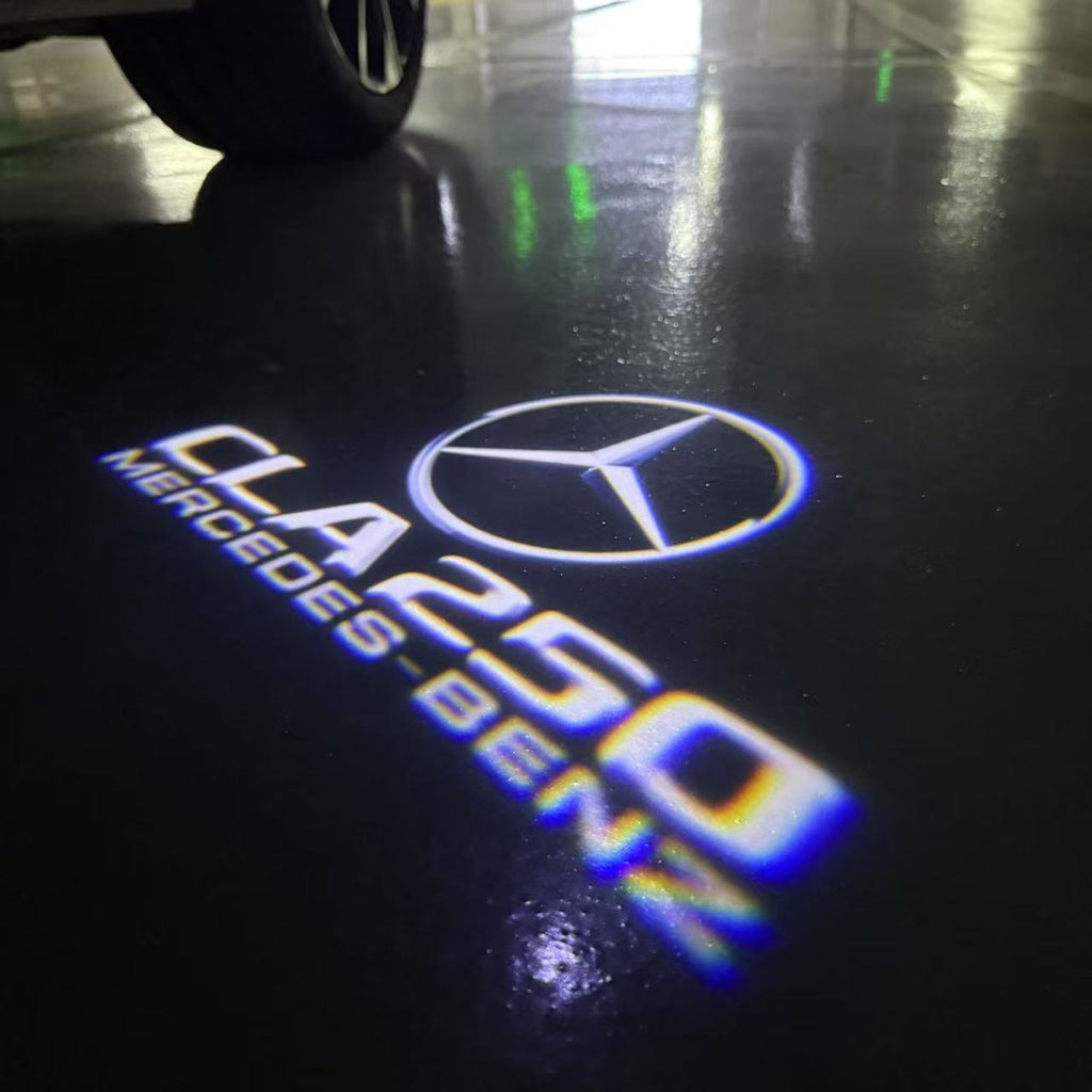MERCEDES BENZ CLA 250  LOGO PROJECTOT LIGHTS  (quantity 1 = 1 sets/2 door lights)Nr.03f022