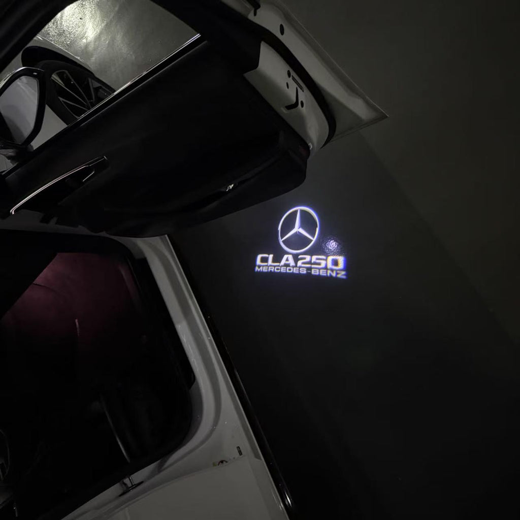 MERCEDES BENZ CLA 250  LOGO PROJECTOT LIGHTS  (quantity 1 = 1 sets/2 door lights)Nr.03f022