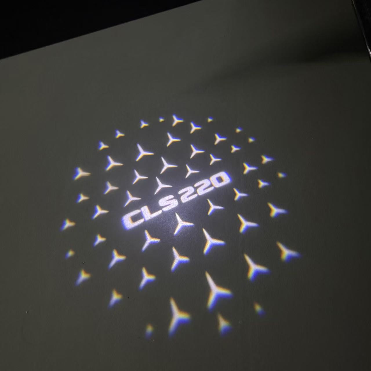 MERCEDES BENZ LOGO PROJECTOT LIGHTS Nr.03 (Menge 1 = 1 Sätze/2 Türleuchten)