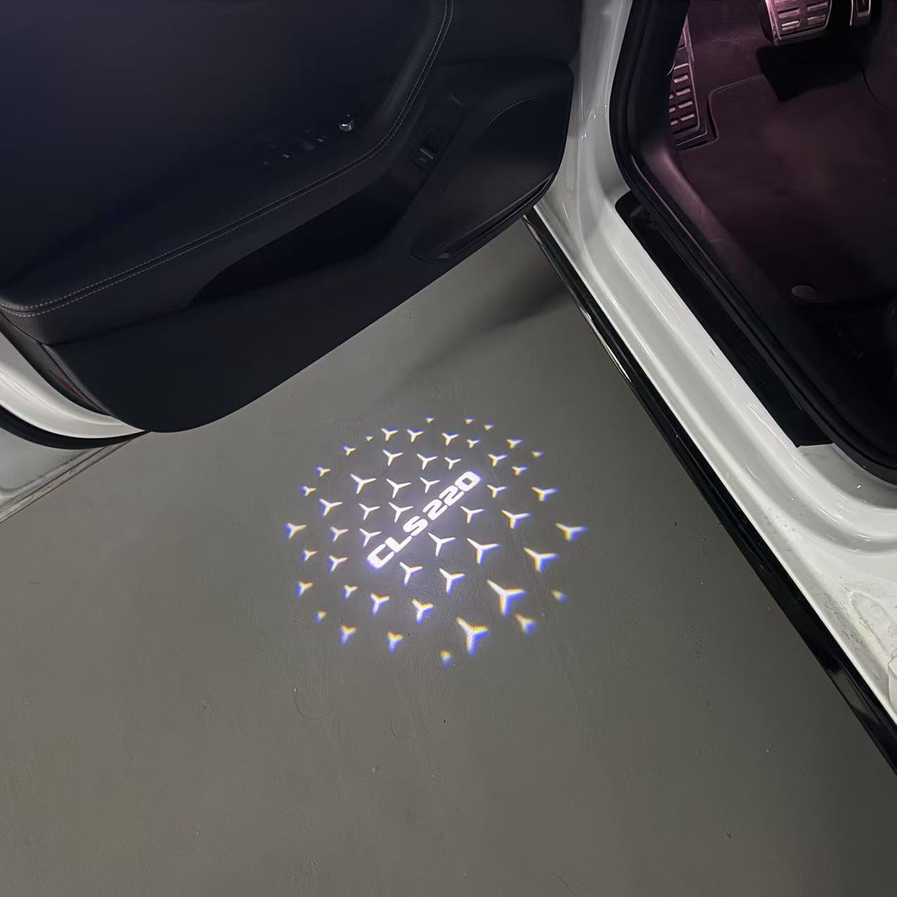 MERCEDES BENZ LOGO PROJECTOT LIGHTS Nr.03 (Menge 1 = 1 Sätze/2 Türleuchten)