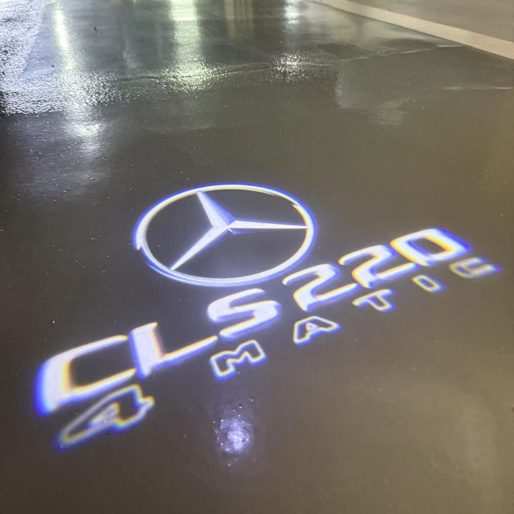 MERCEDES BENZ LOGO PROJECTOT LIGHTS Nr.03 (Menge 1 = 1 Sätze/2 Türleuchten)
