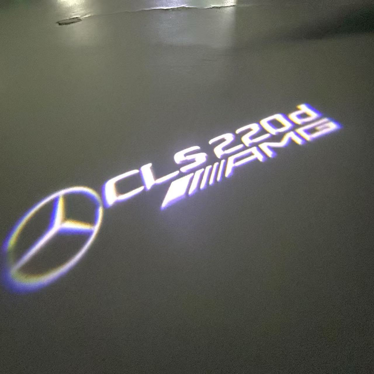MERCEDES BENZ LOGO PROJECTOT LIGHTS Nr.03 (Menge 1 = 1 Sätze/2 Türleuchten)