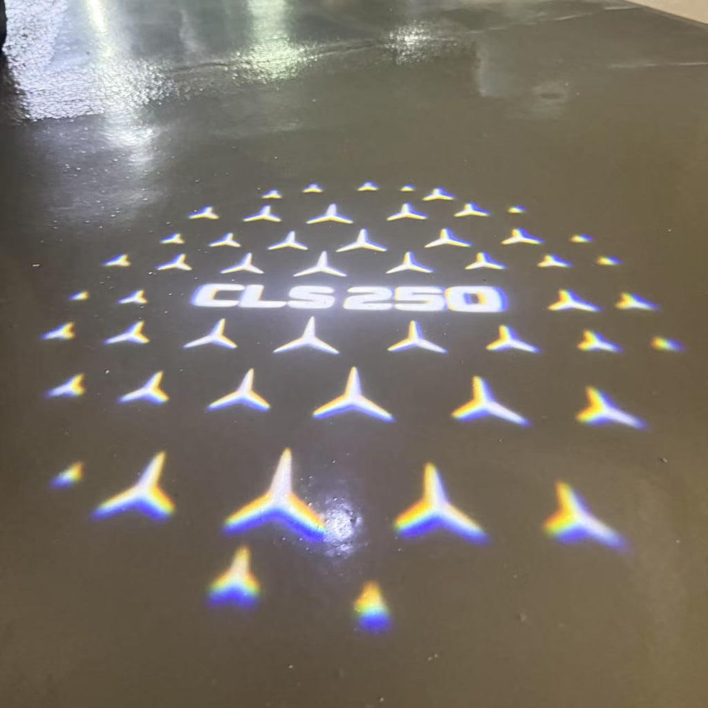 MERCEDES BENZ LOGO PROJECTOT LIGHTS Nr.03 (Menge 1 = 1 Sätze/2 Türleuchten)