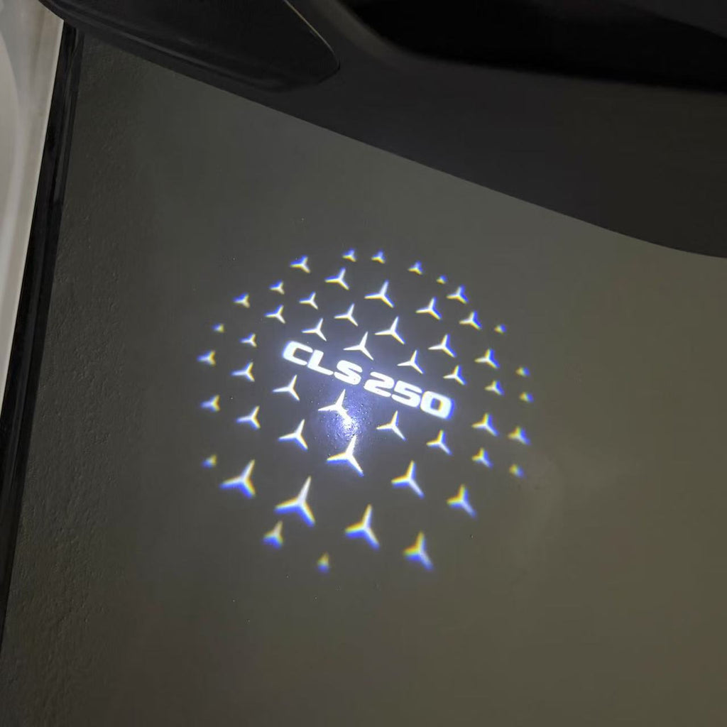 MERCEDES BENZ LOGO PROJECTOT LIGHTS Nr.03 (Menge 1 = 1 Sätze/2 Türleuchten)