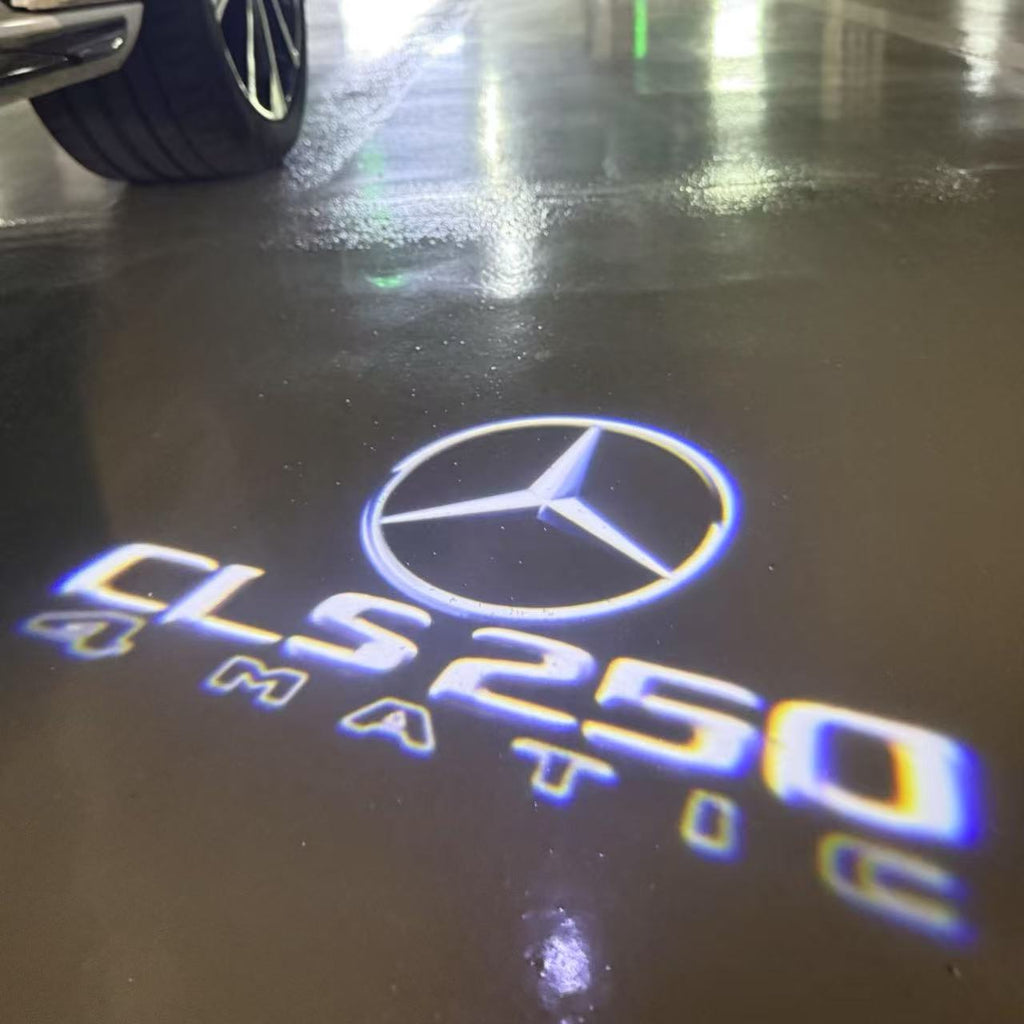 MERCEDES BENZ LOGO PROJECTOT LIGHTS Nr.03 (Menge 1 = 1 Sätze/2 Türleuchten)