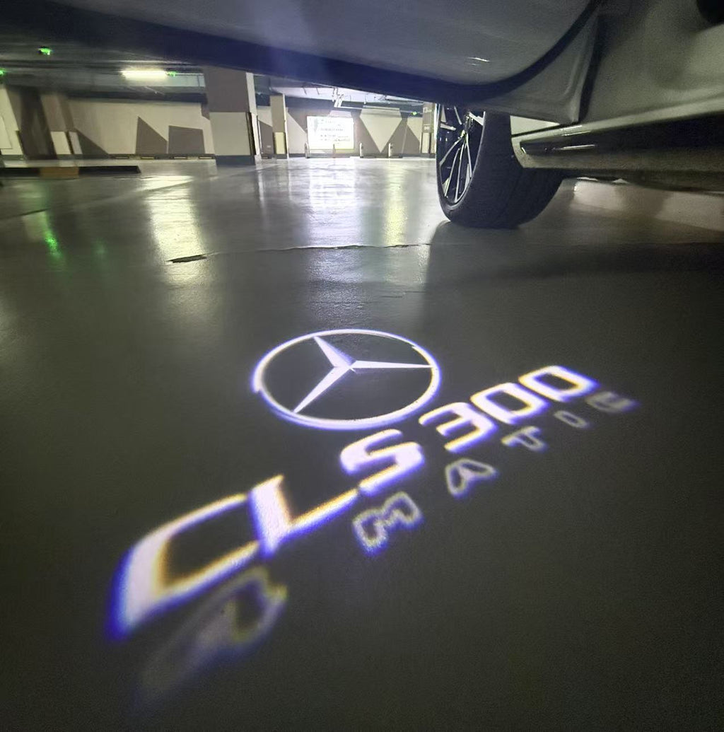 MERCEDES BENZ LOGO PROJECTOT LIGHTS Nr.03 (cantidad 1 = 1 juego/2 luces de puerta)