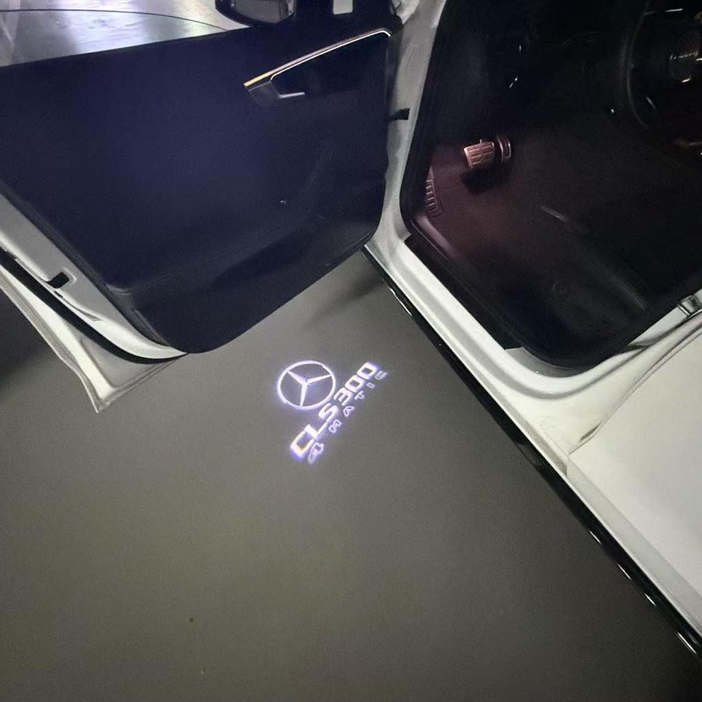 MERCEDES BENZ LOGO PROJECTOT LIGHTS Nr.03 (cantidad 1 = 1 juego/2 luces de puerta)