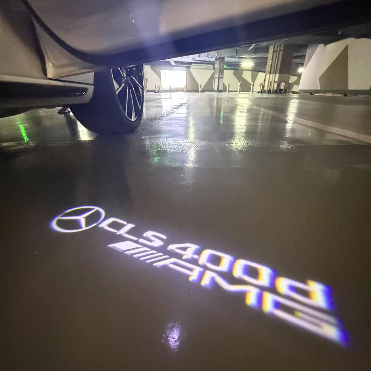 MERCEDES BENZ LOGO PROJECTOT LIGHTS Nr.03 (Menge 1 = 1 Sätze/2 Türleuchten)