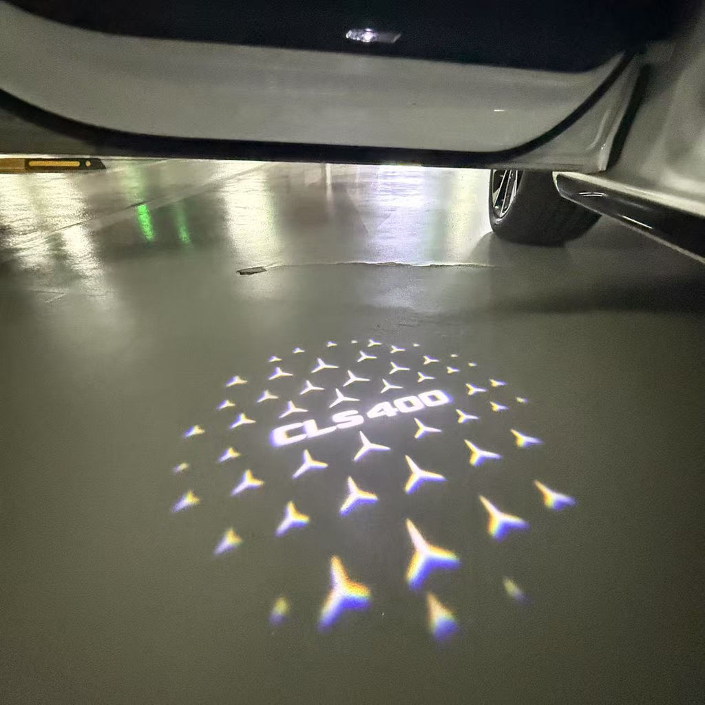 MERCEDES BENZ LOGO PROJECTOT LIGHTS Nr.03 (Menge 1 = 1 Sätze/2 Türleuchten)