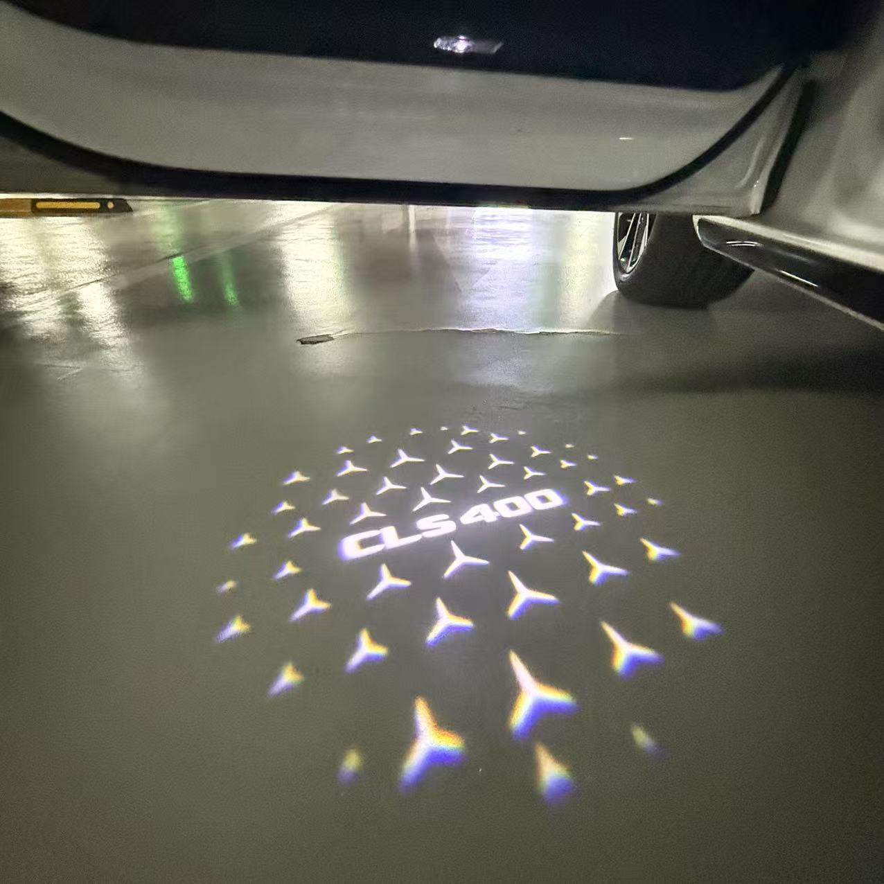 MERCEDES BENZ LOGO PROJECTOT LIGHTS Nr.03 (Menge 1 = 1 Sätze/2 Türleuchten)