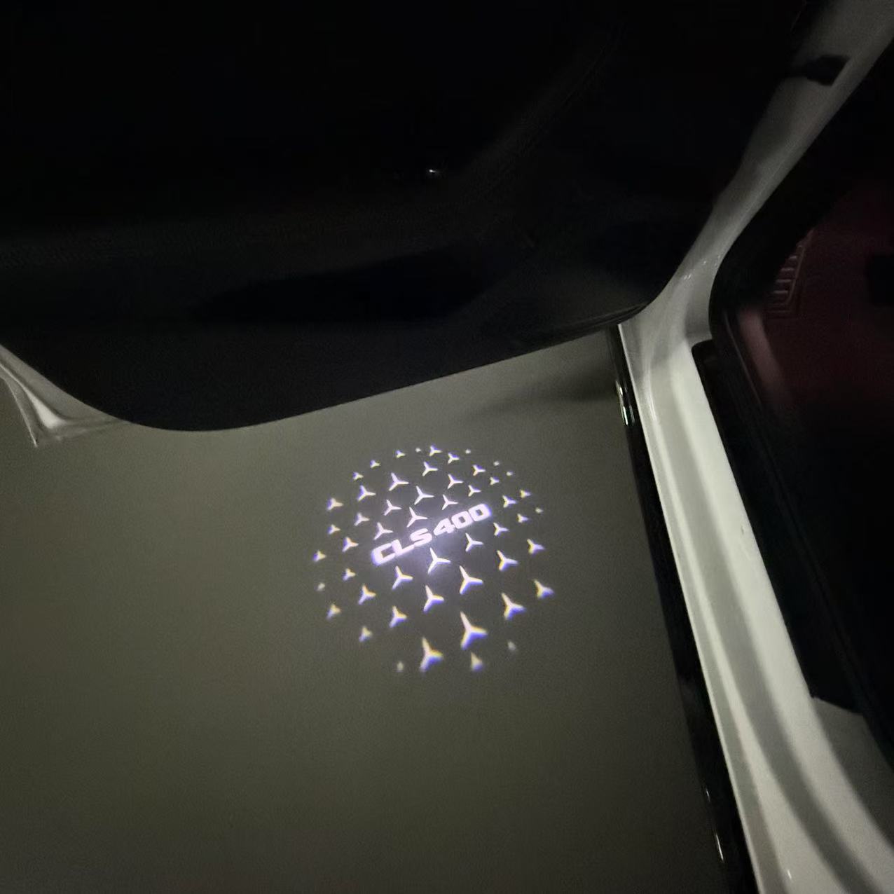 MERCEDES BENZ LOGO PROJECTOT LIGHTS Nr.03 (Menge 1 = 1 Sätze/2 Türleuchten)