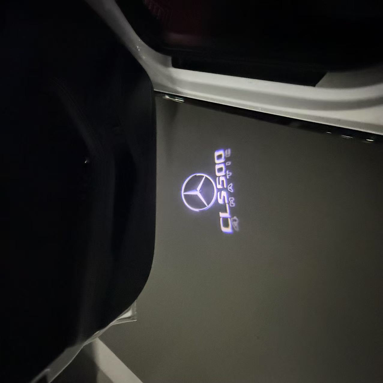 MERCEDES BENZ LOGO PROJECTOT LIGHTS Nr.03 (Menge 1 = 1 Sätze/2 Türleuchten)