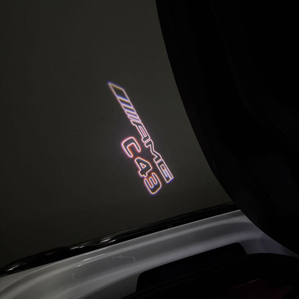 MERCEDES BENZ LOGO PROJECTOT LIGHTS Nr.03 (cantidad 1 = 1 juego/2 luces de puerta)