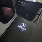 MERCEDES BENZ LOGO PROJECTOT LIGHTS Nr.03 (cantidad 1 = 1 juego/2 luces de puerta)
