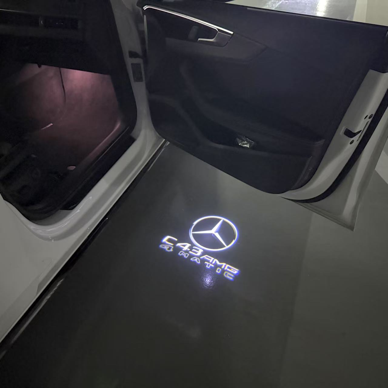 MERCEDES BENZ LOGO PROJECTOT LIGHTS Nr.03 (Menge 1 = 1 Sätze/2 Türleuchten)