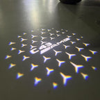 MERCEDES BENZ LOGO PROJECTOT LIGHTS Nr.03 (cantidad 1 = 1 juego/2 luces de puerta)