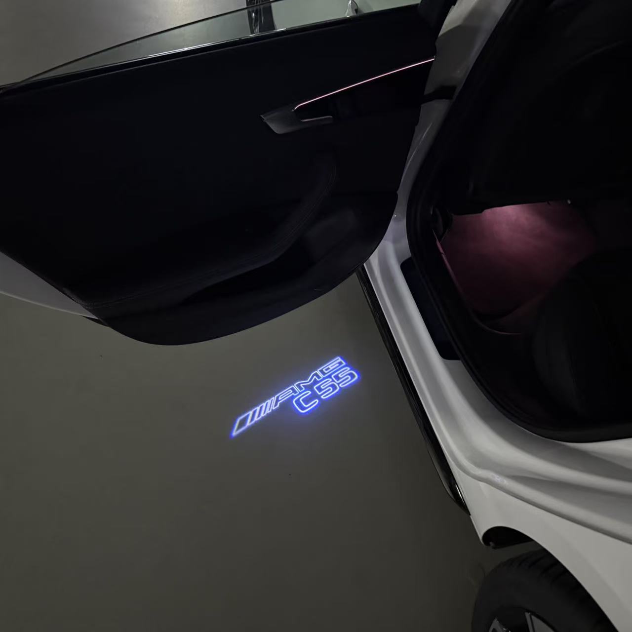 MERCEDES BENZ LOGO PROJECTOT LIGHTS Nr.03 (cantidad 1 = 1 juego/2 luces de puerta)