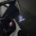 MERCEDES BENZ LOGO PROJECTOT LIGHTS Nr.03 (cantidad 1 = 1 juego/2 luces de puerta)