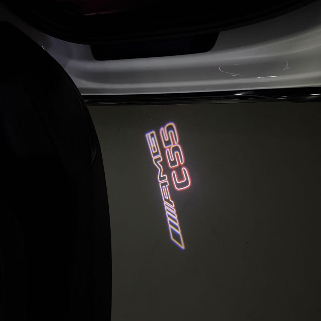 MERCEDES BENZ LOGO PROJECTOT LIGHTS Nr.03 (cantidad 1 = 1 juego/2 luces de puerta)