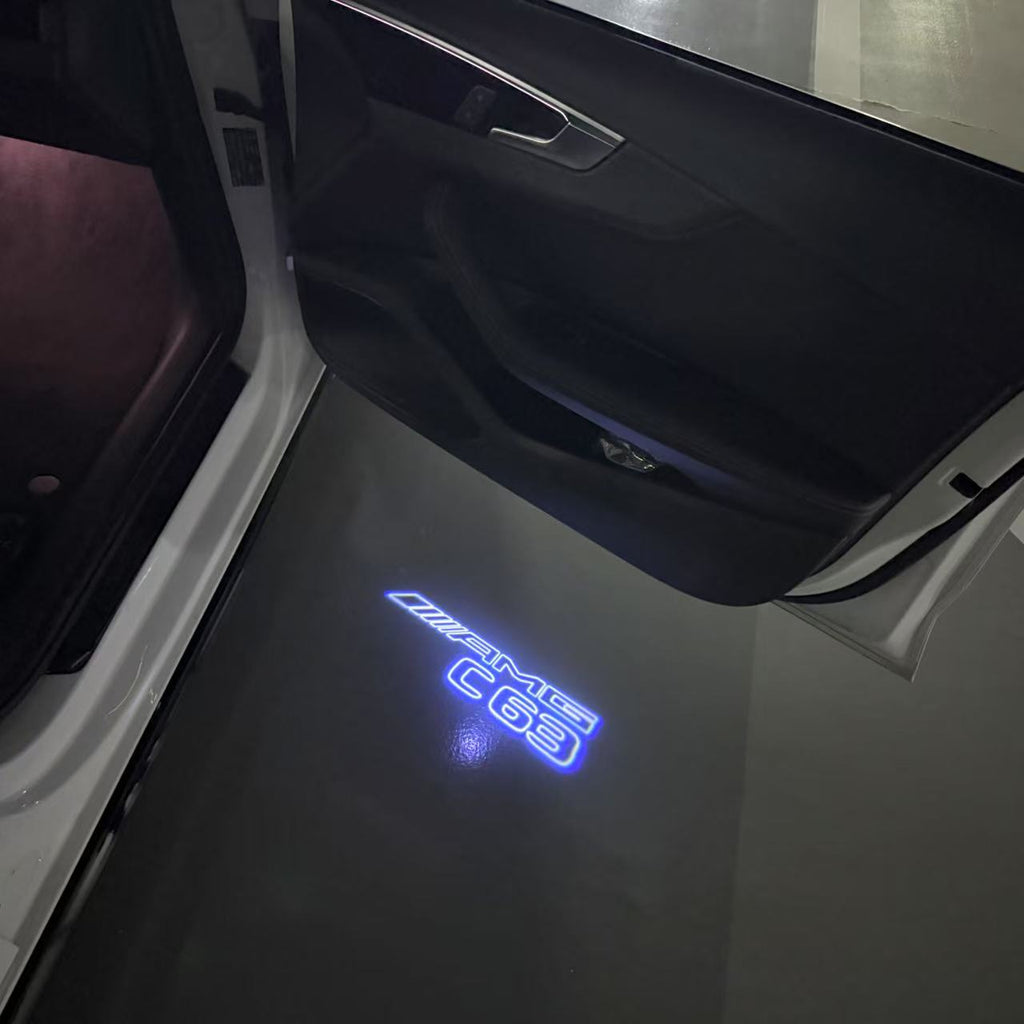 LUCI PROIETTORI LOGO MERCEDES BENZ Nr.03 (quantità 1 = 1 set / 2 luci porta)