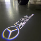 أضواء بروجكتور شعار MERCEDES BENZ رقم 03 (الكمية 1 = 1 مجموعة / 2 أضواء باب)