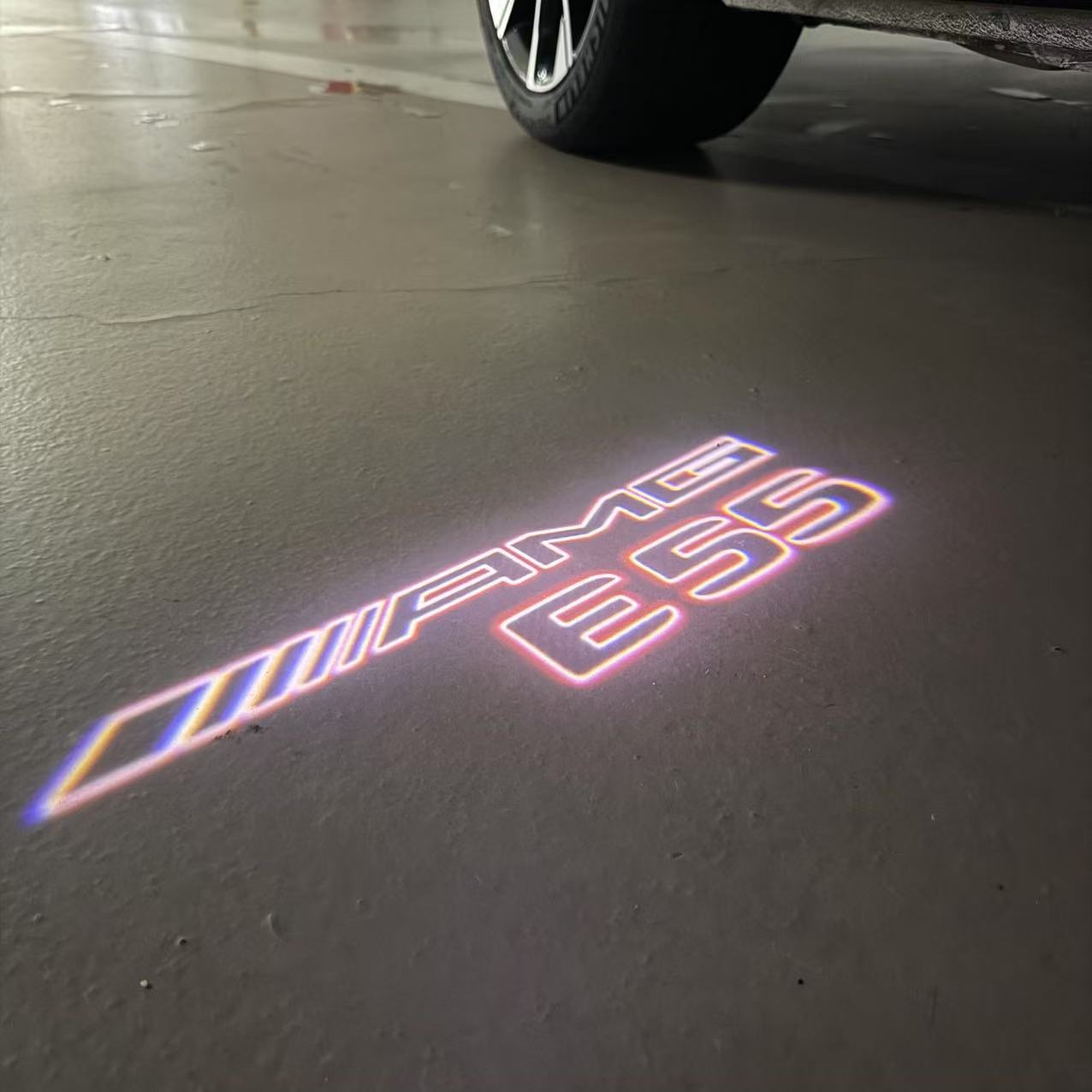 MERCEDES BENZ LOGO PROJECTOT LIGHTS Nr.03 (cantidad 1 = 1 juego/2 luces de puerta)