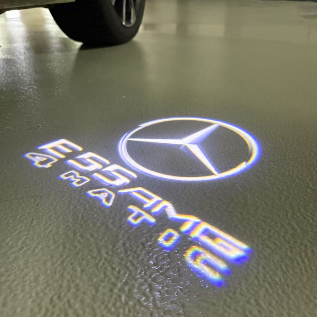 MERCEDES BENZ LOGO PROJECTOT LIGHTS Nr.03 (cantidad 1 = 1 juego/2 luces de puerta)