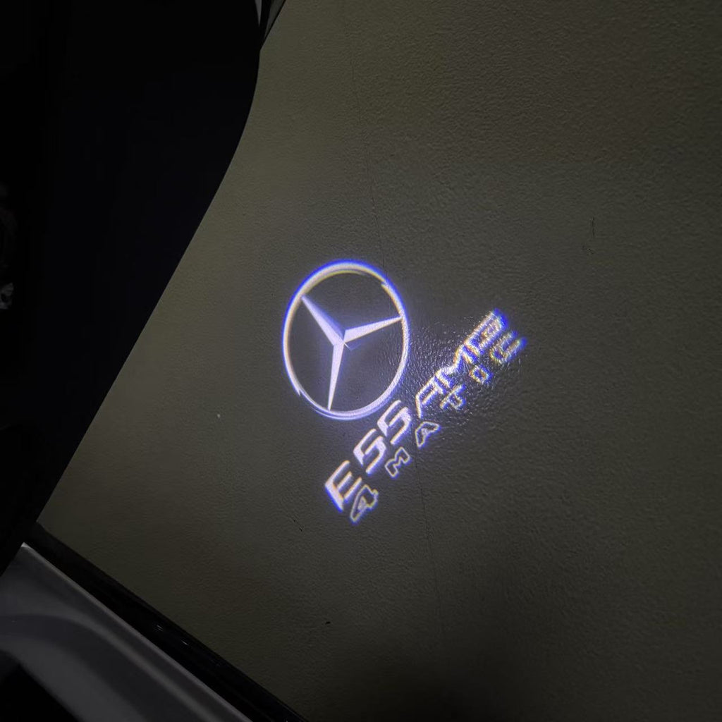 MERCEDES BENZ LOGO PROJECTOT LIGHTS Nr.03 (cantidad 1 = 1 juego/2 luces de puerta)