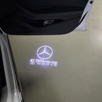 MERCEDES BENZ LOGO PROJECTOT LIGHTS Nr.03 (cantidad 1 = 1 juego/2 luces de puerta)
