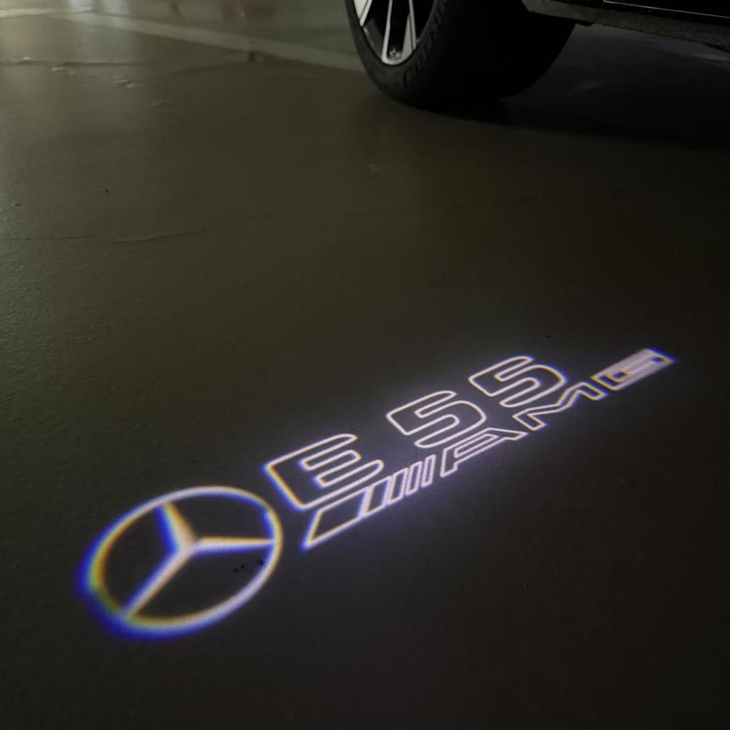 MERCEDES BENZ LOGO PROJECTOT LIGHTS Nr.03 (cantidad 1 = 1 juego/2 luces de puerta)
