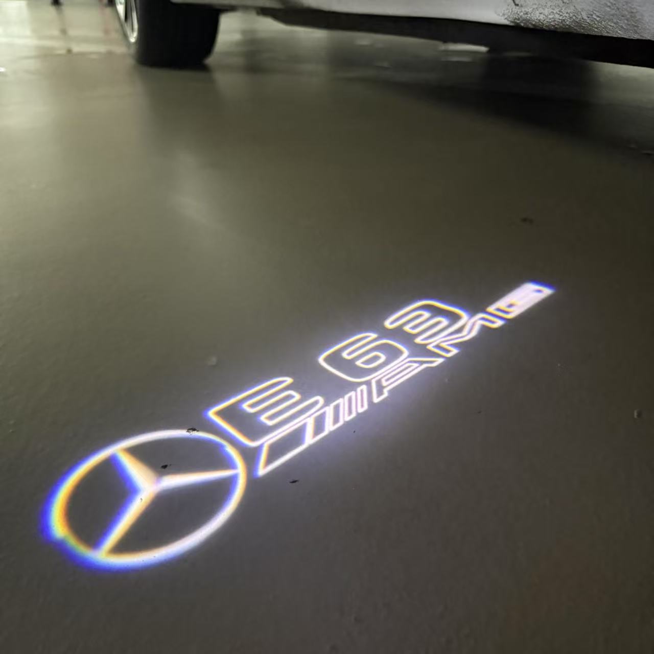 MERCEDES BENZ LOGO PROJECTOT LIGHTS Nr.03 (cantidad 1 = 1 juego/2 luces de puerta)
