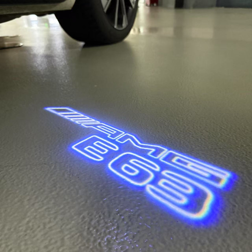 MERCEDES BENZ LOGO PROJECTOT LIGHTS Nr.03 (cantidad 1 = 1 juego/2 luces de puerta)