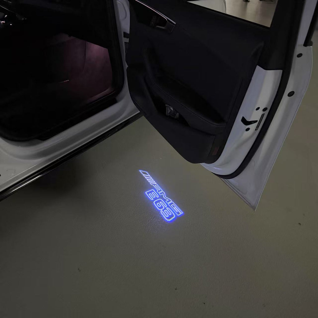 MERCEDES BENZ LOGO PROJECTOT LIGHTS Nr.03 (cantidad 1 = 1 juego/2 luces de puerta)