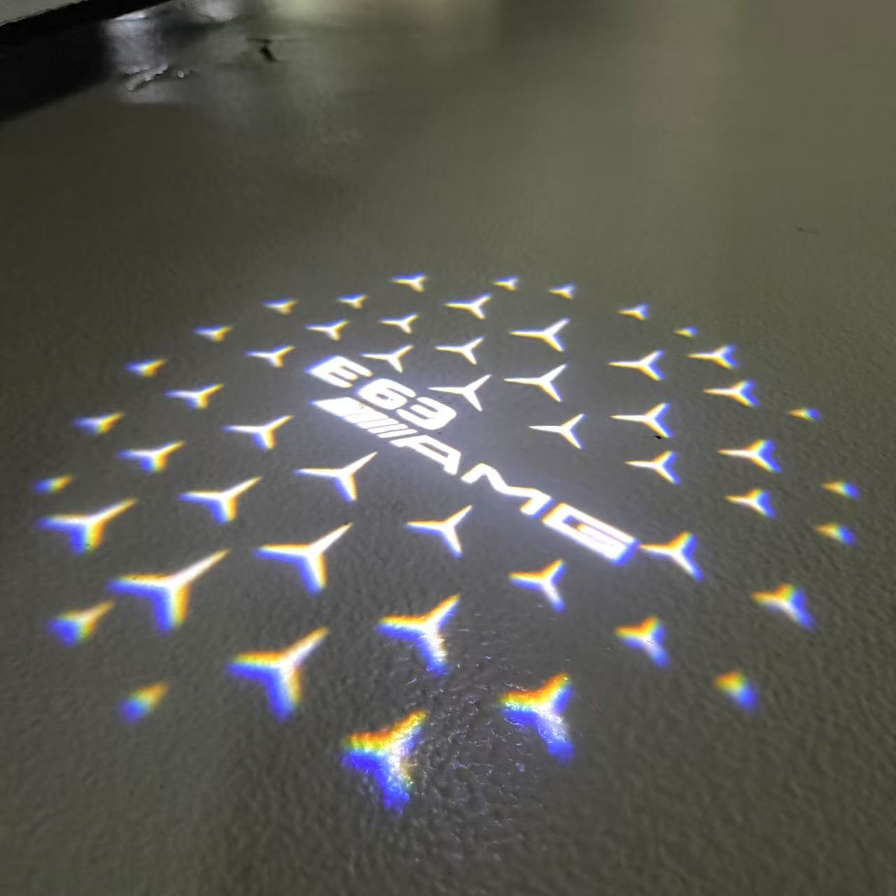 MERCEDES BENZ LOGO PROJECTOT LIGHTS Nr.03 (cantidad 1 = 1 juego/2 luces de puerta)