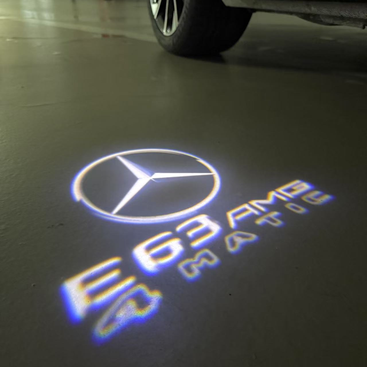MERCEDES BENZ LOGO PROJECTOT LIGHTS Nr.03 (Menge 1 = 1 Sätze/2 Türleuchten)